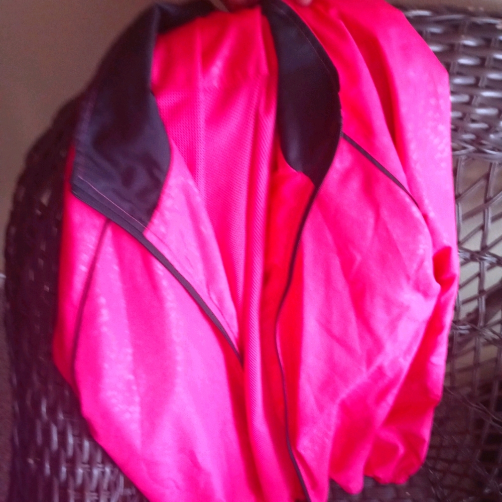 Everlast xl lg windbreaker jacket hot pink